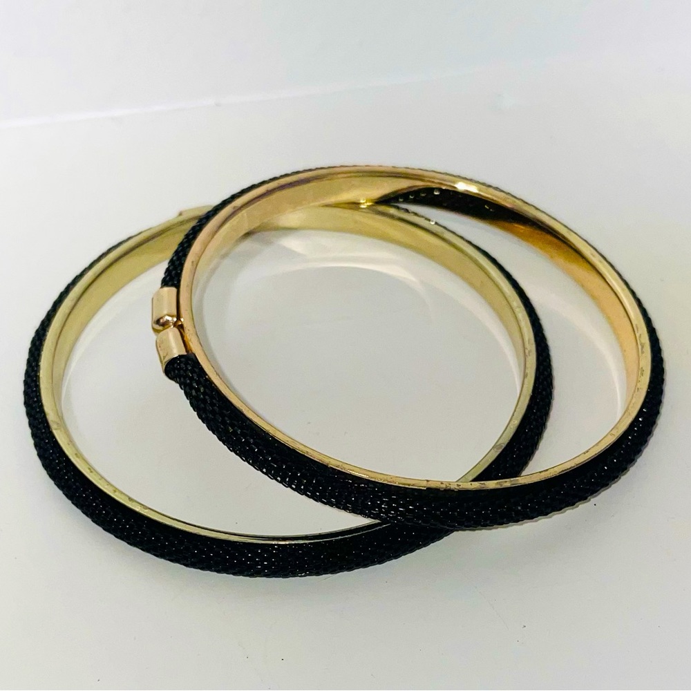 Black and Gold Bangles